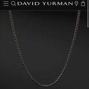David Yurman SMALL BOX CHAIN NECKLACE, 2.7MM